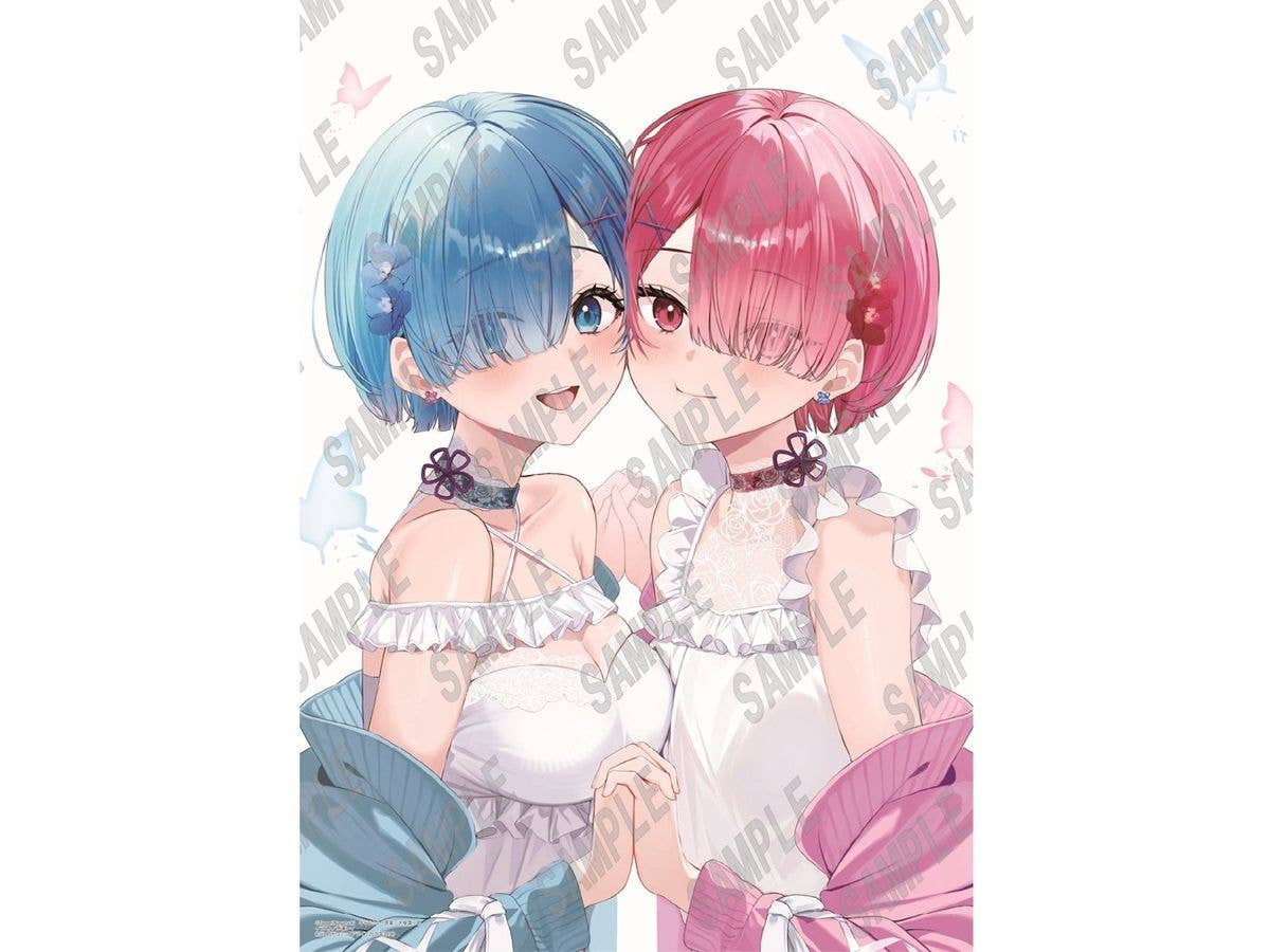 Re:Zero - Starting Life in Another World: B2 Tapestry Ram & Rem_Minase Rei (C108)
