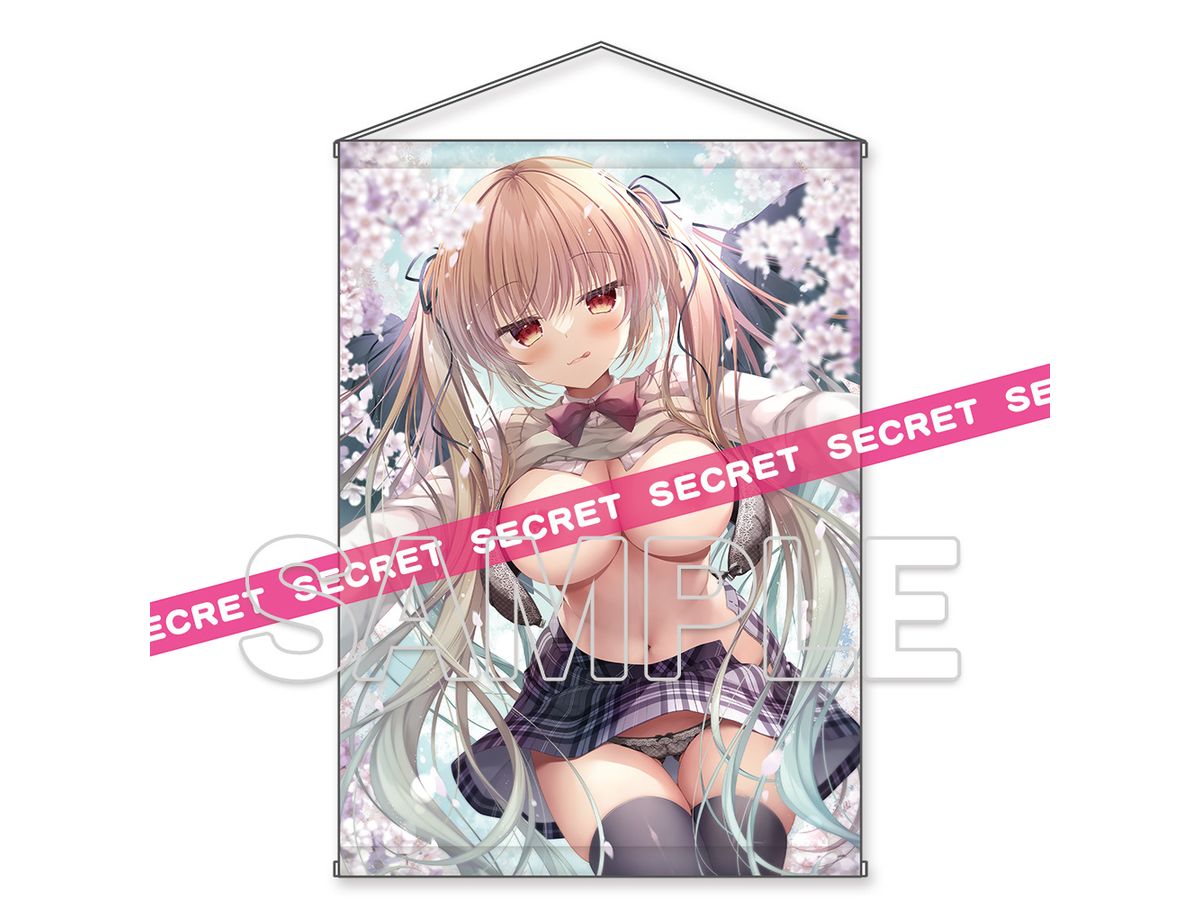 Dengeki Moe Oh: YUKI TAKANO Newly Drawn Fallen Angel's Itadakimasu X-RATED Tapestry [B2]