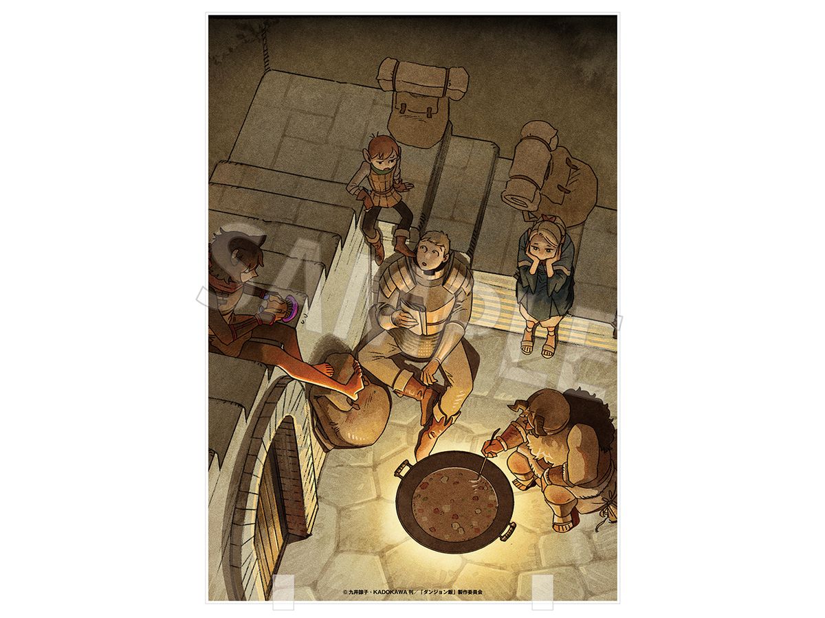 Delicious In Dungeon: Acrylic Illustration Panel 2nd Season ED (IllustratED By Ryoko Kui )A