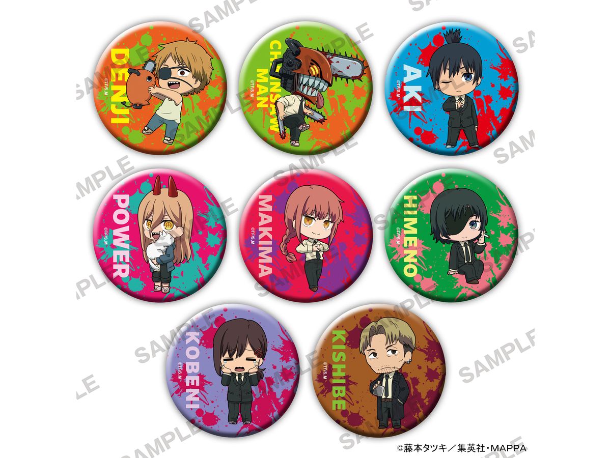 Chainsaw Man: 2.5 Can Badge 1Box (8pcs)