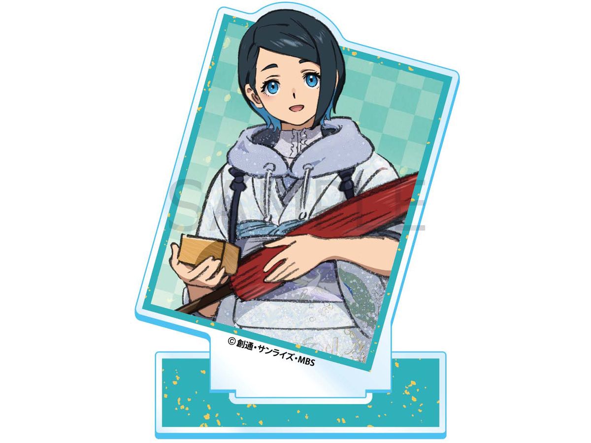 Mobile Suit Gundam The Witch From Mercury: Happy New Year Acrylic Stand Nika Nanaura