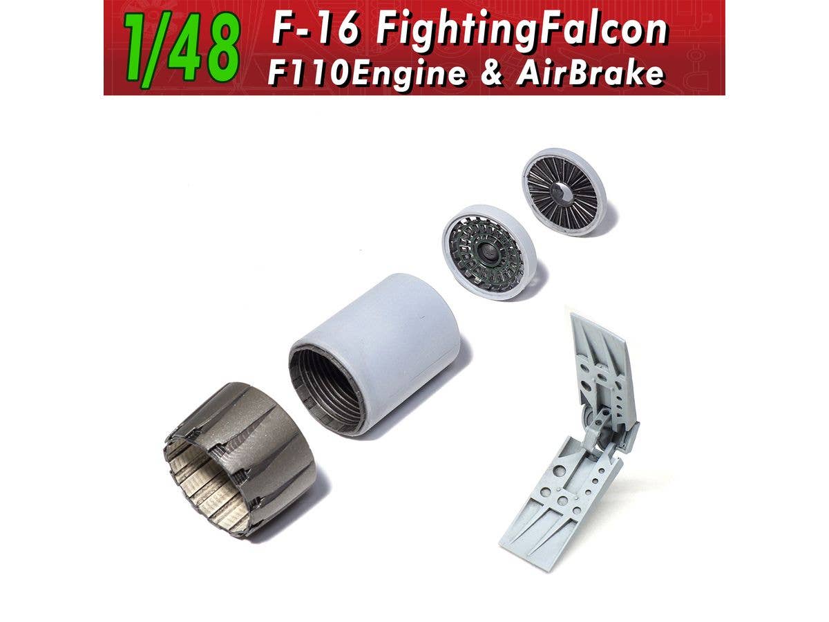 F-16 FightingFalcon F110Engine & AirBrake