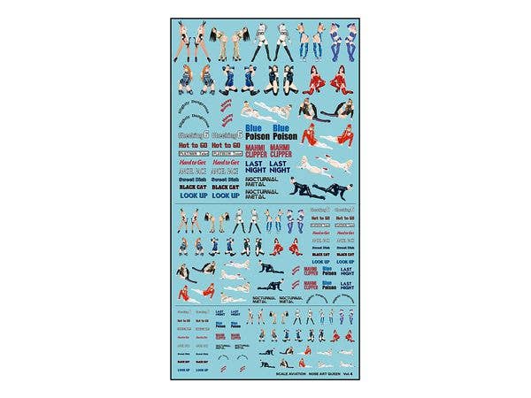 DC-19 Nose Art Queen Decal Vol.4