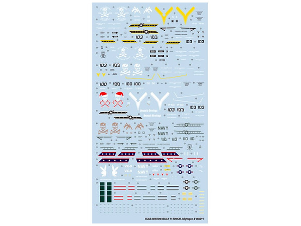 F-14B & D Tomcat Decal VF-103 & VX-9