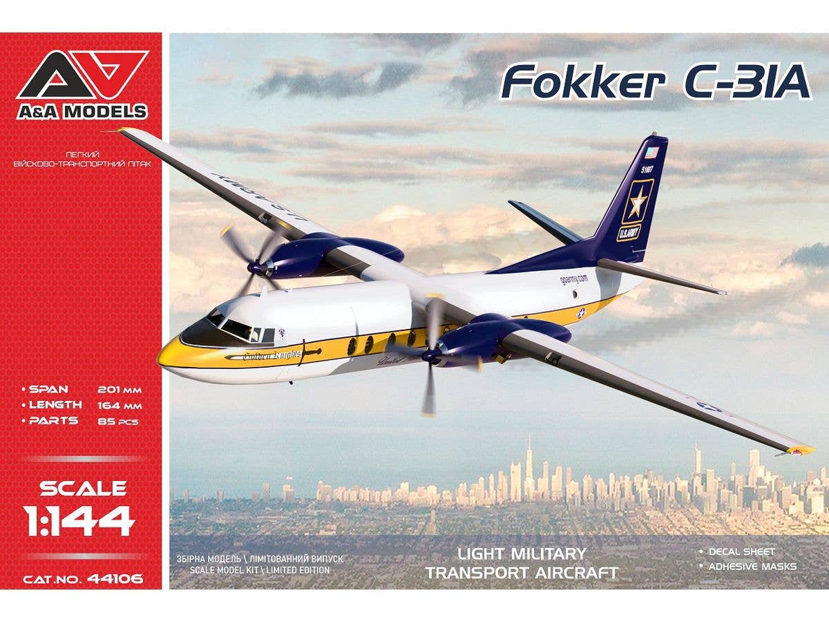 Fokker C-31A (Golden knightsparachite team)