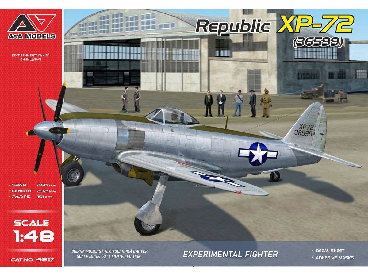 Republic XP-72 #36599 (contra-rotating propeller)