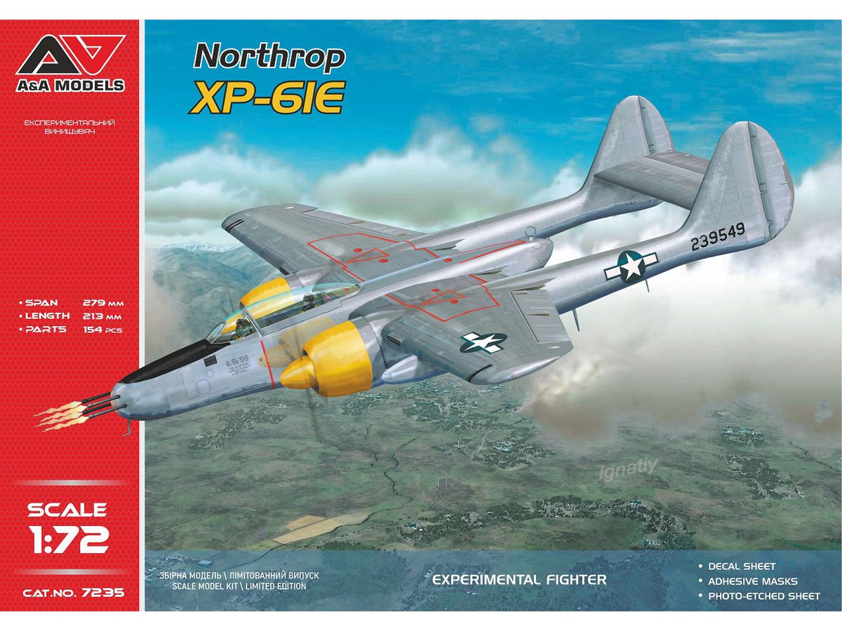 Northrop XP-61E experimental fighter