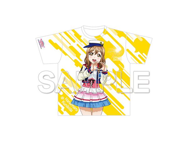 Love Live! Sunshine!! The School Idol Movie Over the Rainbow Full Graphic T-shirt Hanamaru Kunikida Bokura no Hashittekita Michi wa