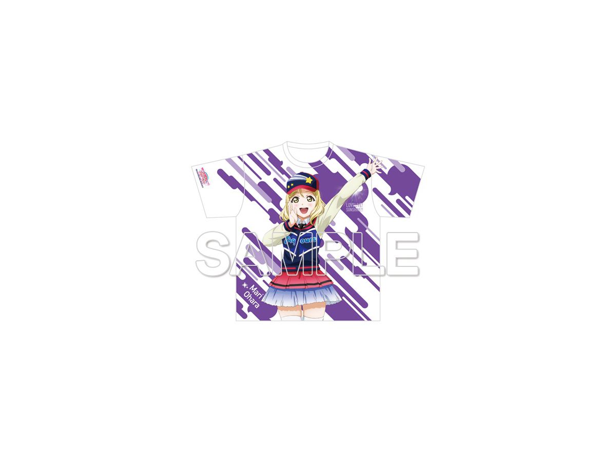 Love Live! Sunshine!! The School Idol Movie Over the Rainbow Full Graphic T-shirt Mari Ohara Bokura no Hashittekita Michi wa
