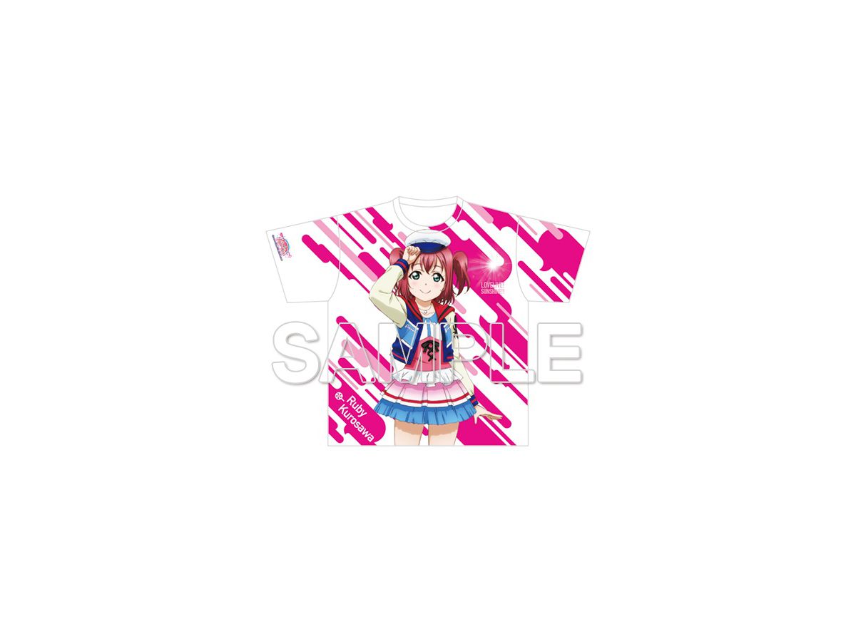 Love Live! Sunshine!! The School Idol Movie Over the Rainbow Full Graphic T-shirt Ruby Kurosawa Bokura no Hashittekita Michi wa