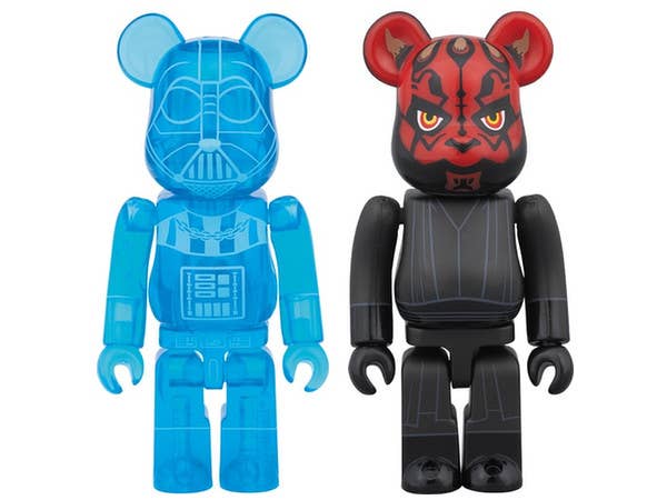 BE@RBRICK STAR WARS - Darth Vader (Holographic Ver.) & Darth Maul 2-Pack (Reissue)