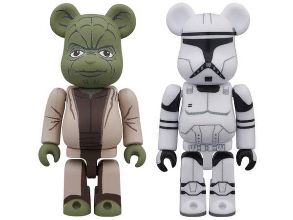 BE@RBRICK STAR WARS - Yoda (EP2) & Clone Trooper (EP2) 2-Pack