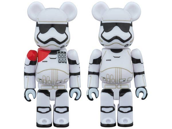 First Order Stormtrooper Officer & First Order Stormtrooper BE@RBRICK STAR WARS 2pack
