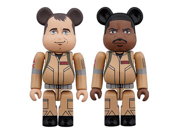 BE@RBRICK Ghostbusters 100% 2pc Set Peter Venkman/Winston Zeddemore