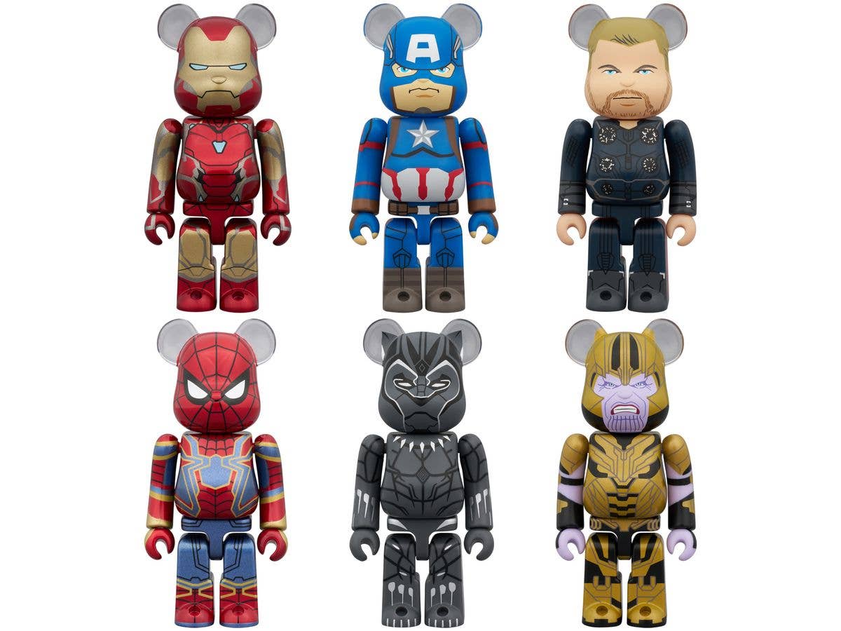 BE@RBRICK Chase Marvel Infinity Saga: 1Box (12pcs)
