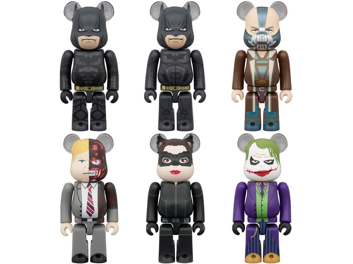 BE@RBRICK CHASE BATMAN THE DARK KNIGHT TRILOGY 1Box 12pcs