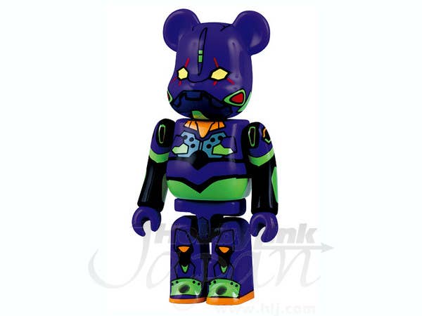 Be@r Brick Rebuild of Evangelion 2pcs Set A (EVA-01 Night Color & Shinji Ikari)