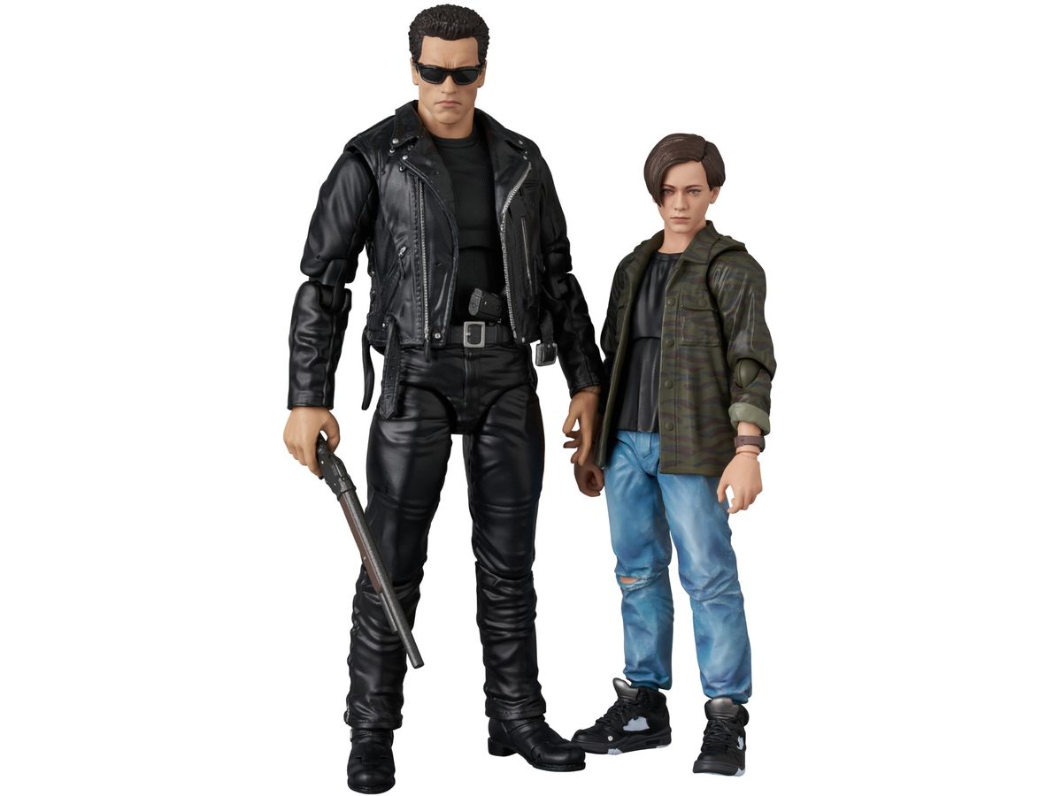MAFEX T-800 (T2 Ver.) & John Connor