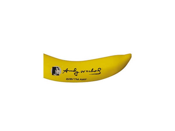 UDF Andy Warhol Banana Key Chain: Yellow | HLJ.com