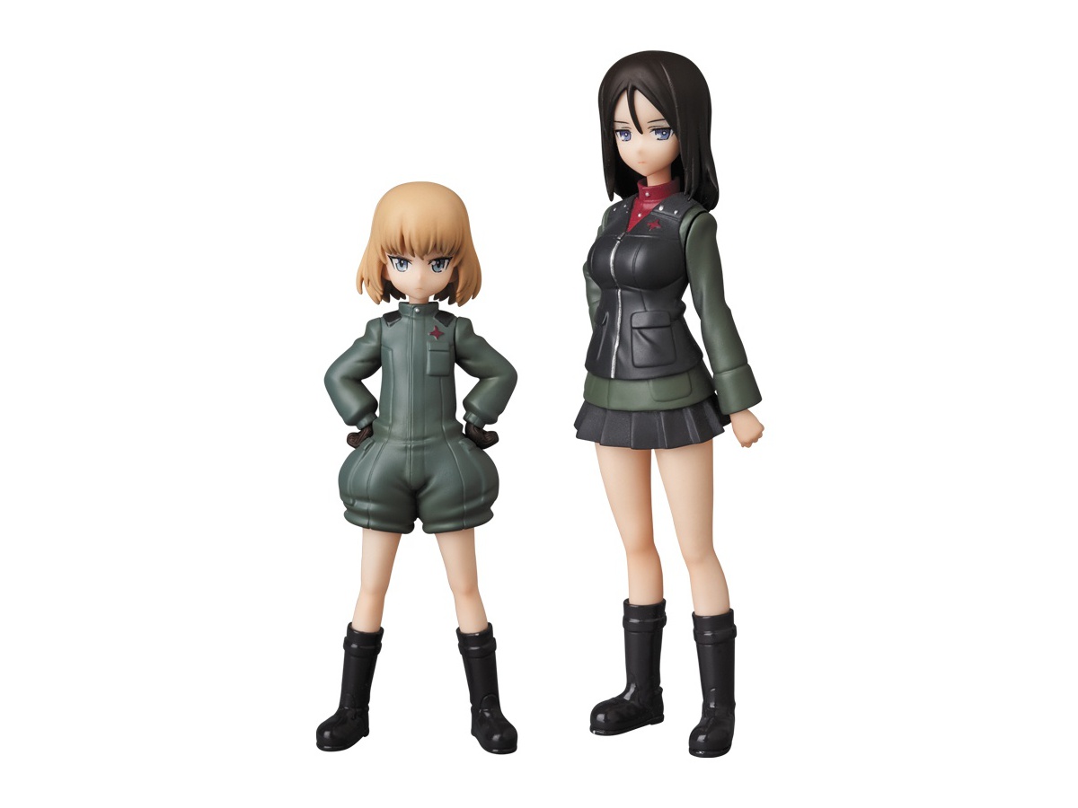 Ultra Detail Figure UDF Girls und Panzer das Finale Katyusha And Nonna Set NEW**