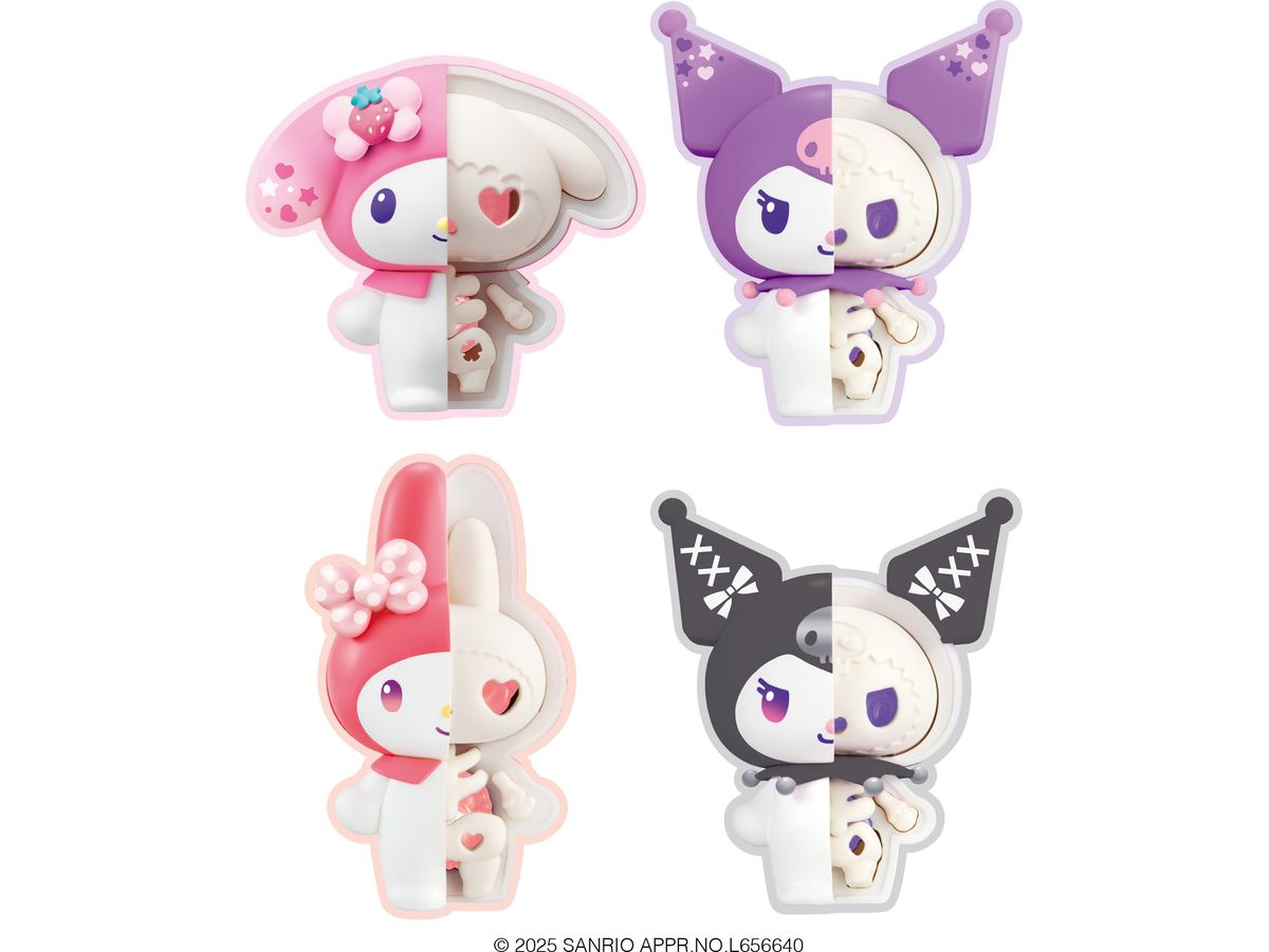 Kaitai Puzzle Fantasy Sanrio Characters My Melody Kuromi: 1Box (4pcs)