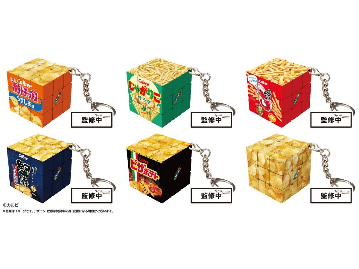 Calbee Rubik's Cube -Calbee Mini Cube Collection- 1Box 6pcs