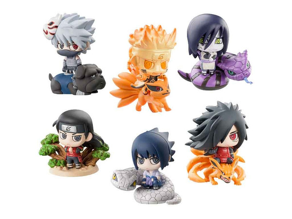 Petit Chara Land Naruto Shippuden Kuchiyose! Ninkaitaisen Hen Dattebayo! (Reissue): 1Box (6pcs)