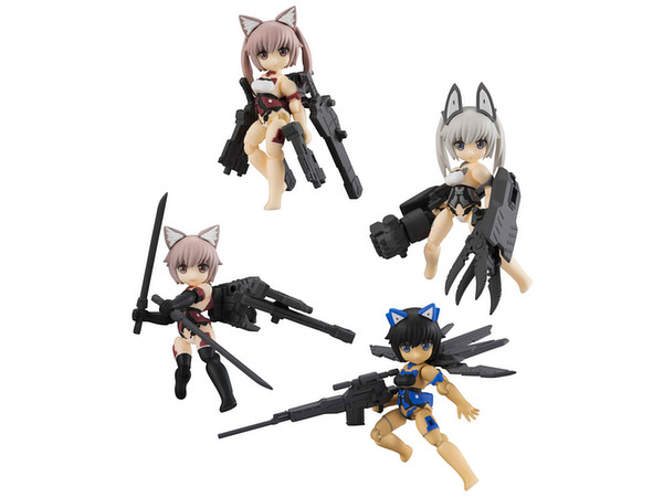 Desktop Army Frame Arms Girl KT-322f Innocentia Series: 1Box (4pcs)