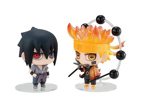 Chimi Mega Buddy Series! Naruto Shippuden: Naruto Uzumaki & Sasuke Uchiha Ninkai Taisen Set (Reissue)