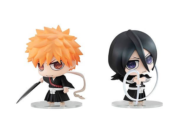 Chimi Mega Buddy Series! BLEACH: Ichigo Kurosaki & Rukia Kuchiki Shinigami Set