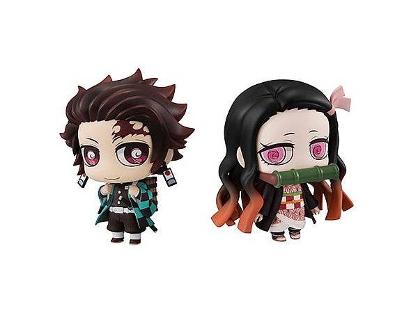 Chimi Mega Buddy Series! Demon Slayer: Kimetsu no Yaiba Tanjiro Kamado & Nezuko Close Siblings Set (Reissue)