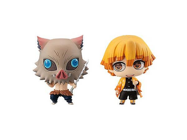 Chimi Mega Buddy Series! Demon Slayer: Kimetsu no Yaiba: Zenitsu Agatsuma & Inosuke Hashibira Set