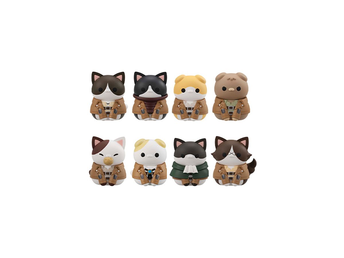 MEGA CAT PROJECT Attack on Titan - Shingeki no Nyanko The Scout Regiment Nyan! 1Box (8pcs)