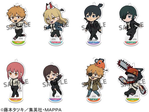 Tokotoko Acrylic Stand Chainsaw Man: 1Box (8pcs)
