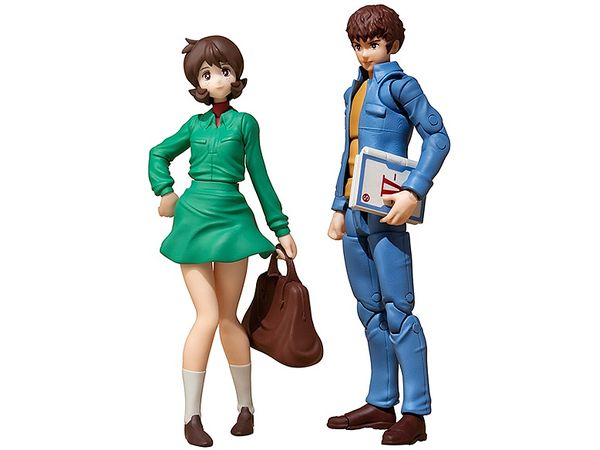 G.M.G Mobile Suit Gundam Earth Federation Forces 07 Amuro Ray & Fraw Bow
