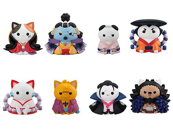MEGA CAT PROJECT One Piece Nyan Peace Meow! Luffy and Wano Country Edition: 1Box (8pcs)