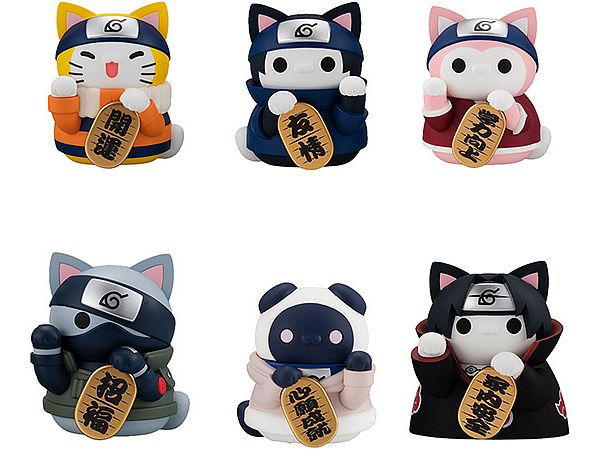 MEGA CAT PROJECT NARUTO Nyaruto! Maneki Neko FORTUNE: 1Box (6pcs)