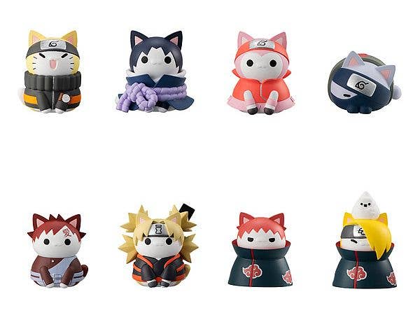 MEGA CAT PROJECT NARUTO Shippuden! Nyaruto! Decisive Battle! Akatsuki Battle Rush Edition: 1Box (8pcs) (Reissue)