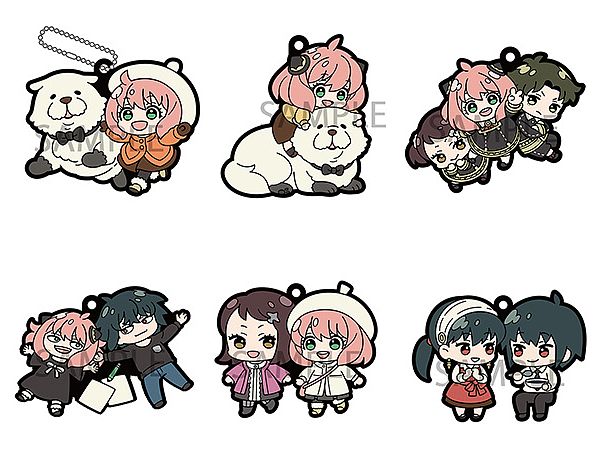 Rubber Mascot Buddy Collection SPY x FAMILY Vol.2: 1Box (6pcs)
