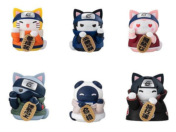 MEGA CAT PROJECT Naruto Nyaruto! Manekineko FORTUNE Let's go again!: 1Box (6pcs)