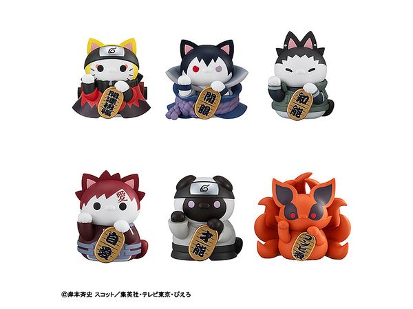 MEGA CAT PROJECT Naruto Shippuden Nyaruto! Manekineko Fortune Naruto Uzumaki And Friends Edition: 1Box (6pcs)