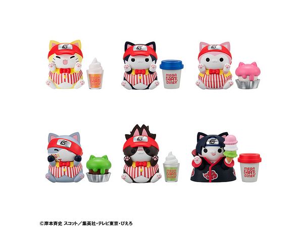 Mega Cat Project Naruto Nyaruto! Mega Cat Diner: 1Box (6pcs)