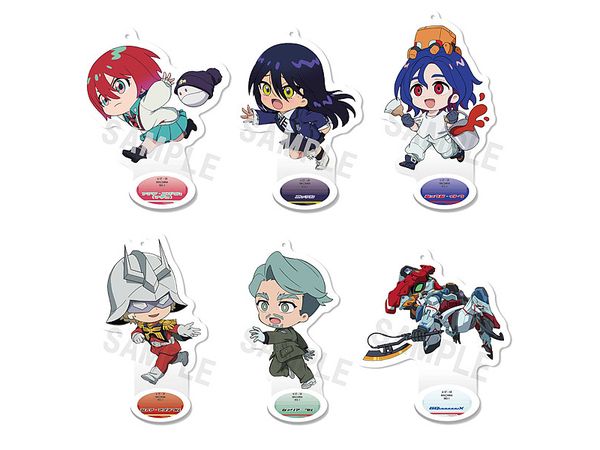 Tokotoko Acrylic Stand Mobile Suit Gundam GQuuuuuuX: 1Box (6pcs)