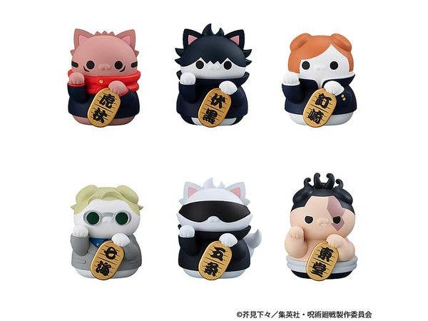 MEGA CAT PROJECT Jujutsu Kaisen Jujutsu Nyanko Maneki Neko Nyan! 1Box 6pcs