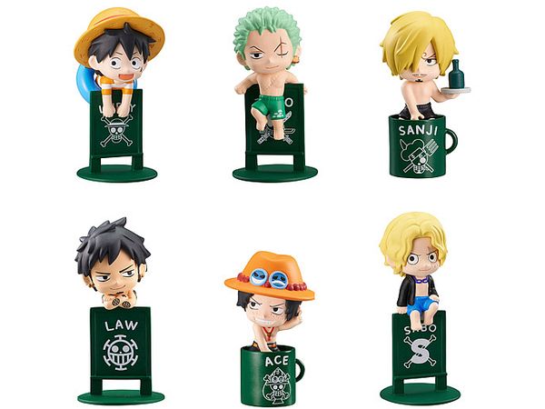 Ochatomo Series One Piece Pirates' Vacation: 1Box (8pcs) (Reissue)