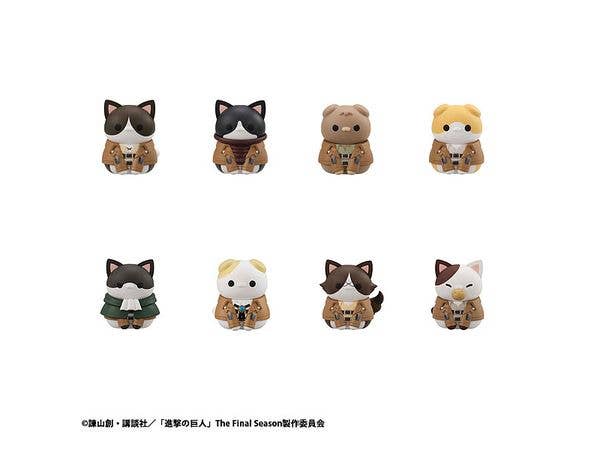 MEGA CAT PROJECT Attack on Titan Attack on Nyanko Survey Corps, Assemble! 1Box 8pcs (Reissue)