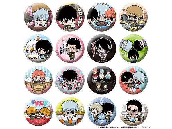 Can Badge Collection Gintama Famous Scenes 1Box 16pcs (Reissue)