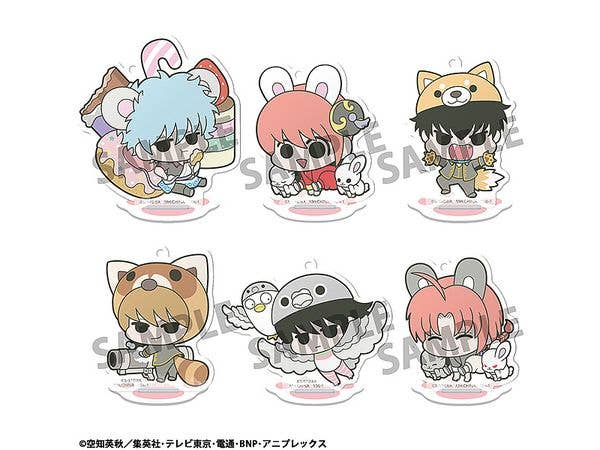 Acrylic Stand Gintama Prince Hata's Animal Paradise 1Box 6pcs