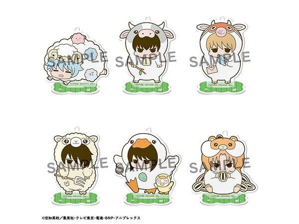 Acrylic Stand Gintama Prince Hata's Animal Paradise Love & Peace Ranch 1Box 6pcs