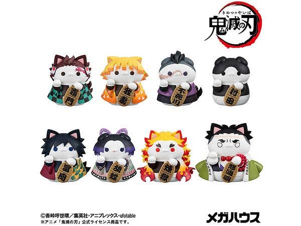 MEGA CAT PROJECT Demon Slayer: Kimetsu no Yaiba: Kimetsu no Yaiba Nyanko Manekineko ver. 1 1Box 8pcs